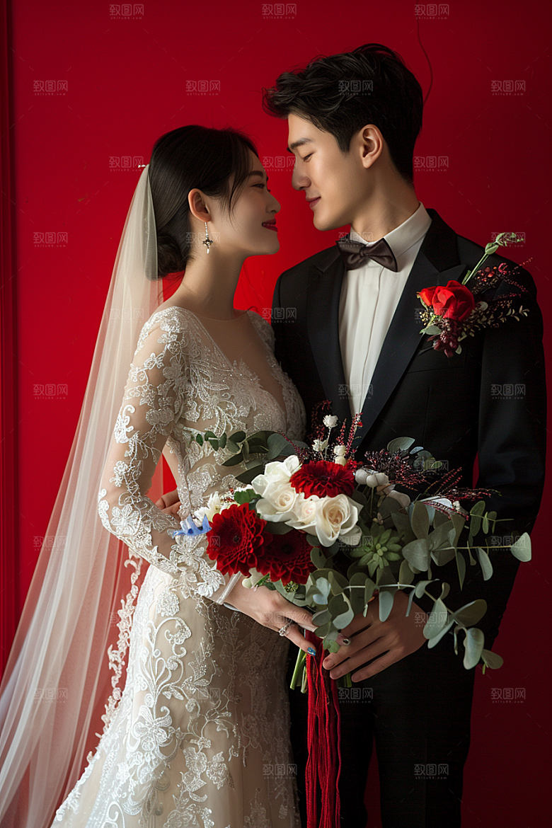 婚纱照写真新婚摄影图