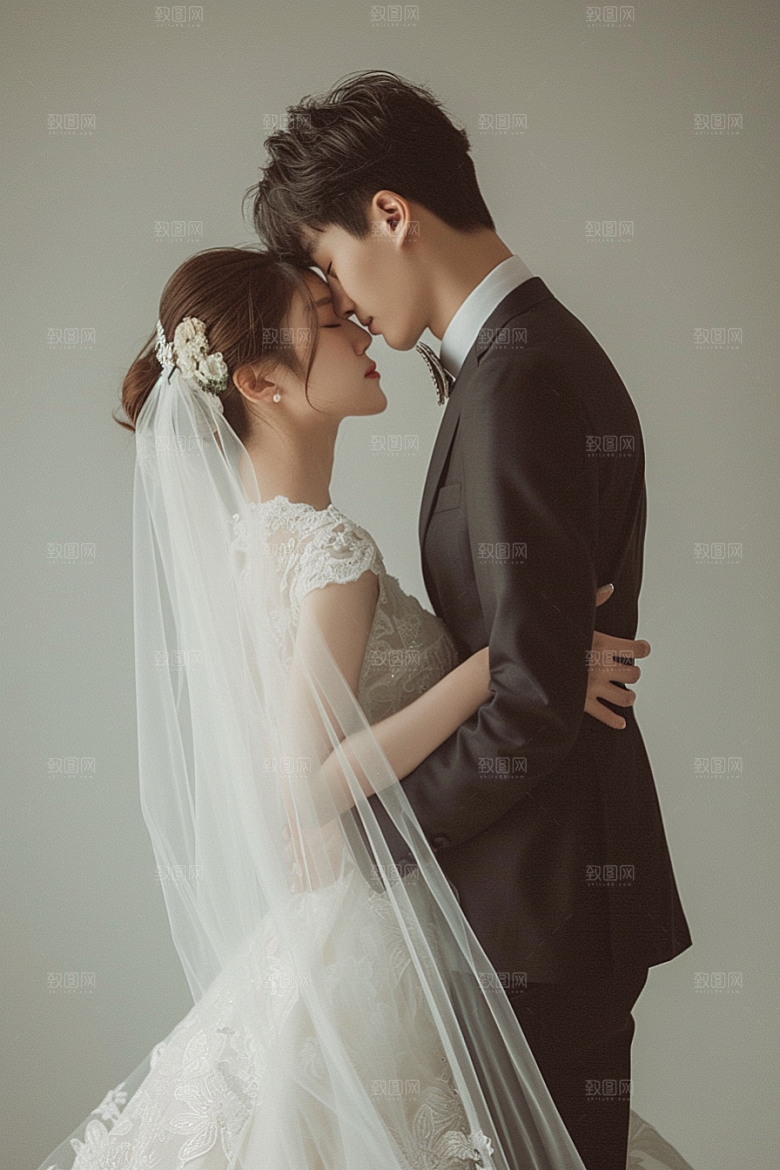 婚纱照唯美夫妻摄影图