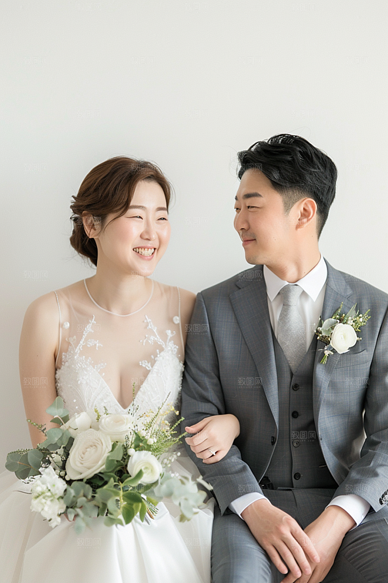 婚纱照浪漫情侣摄影图