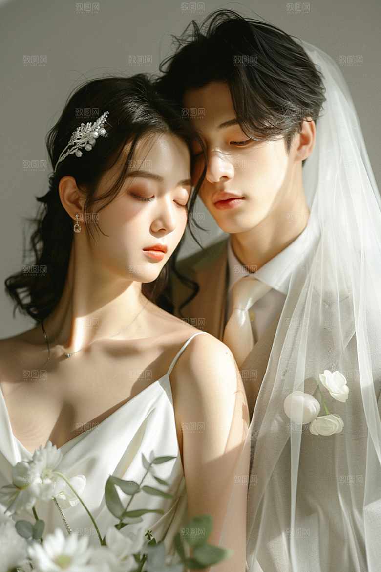 婚纱照浪漫情侣摄影图