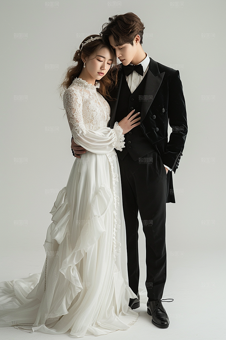 婚纱照高清浪漫摄影图