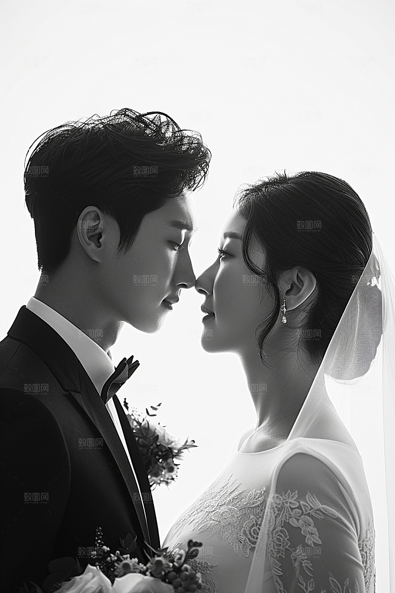 婚纱照新婚高清摄影图