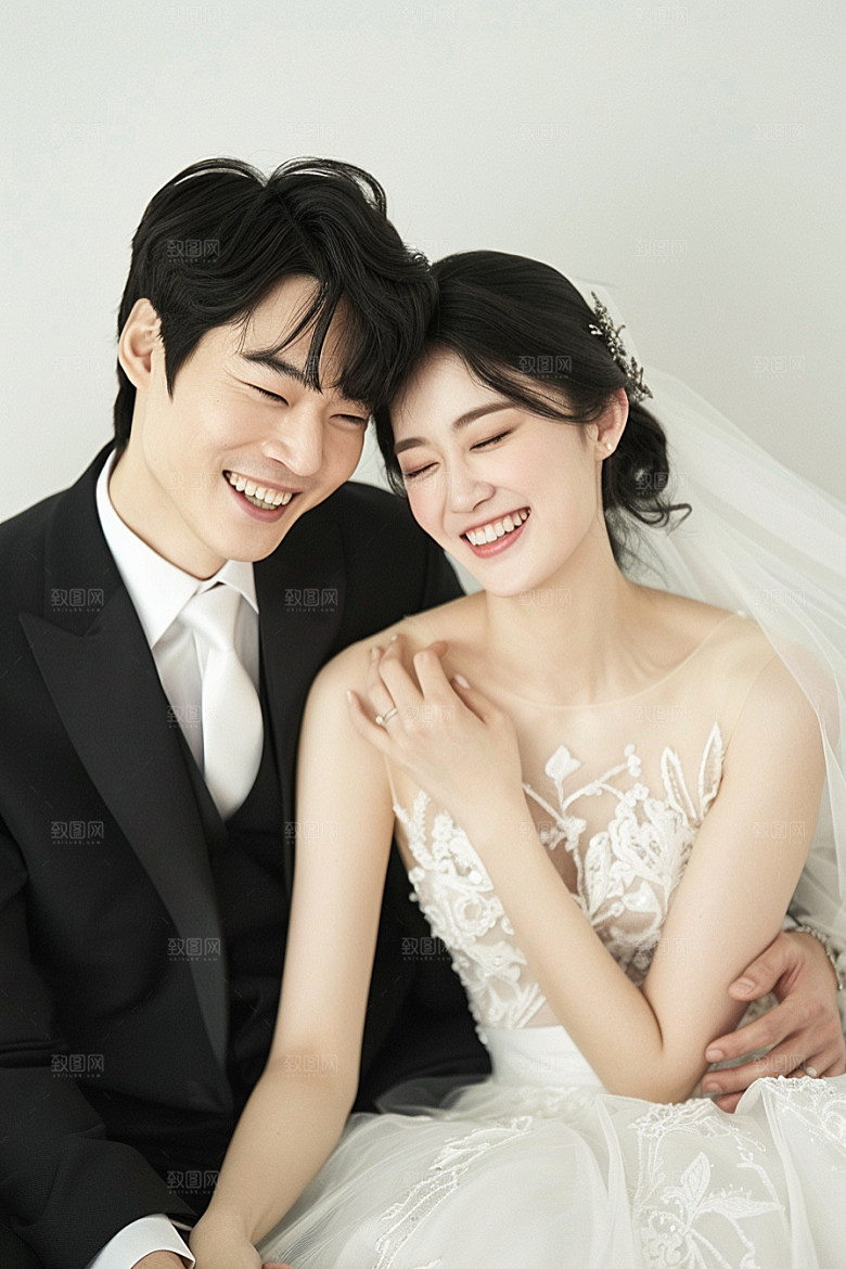 婚纱照高清夫妻摄影图