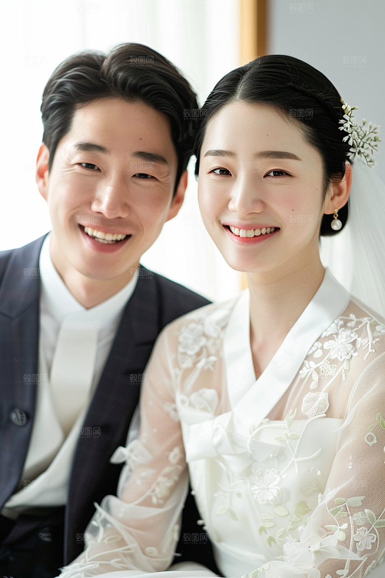 婚纱照幸福写真摄影图