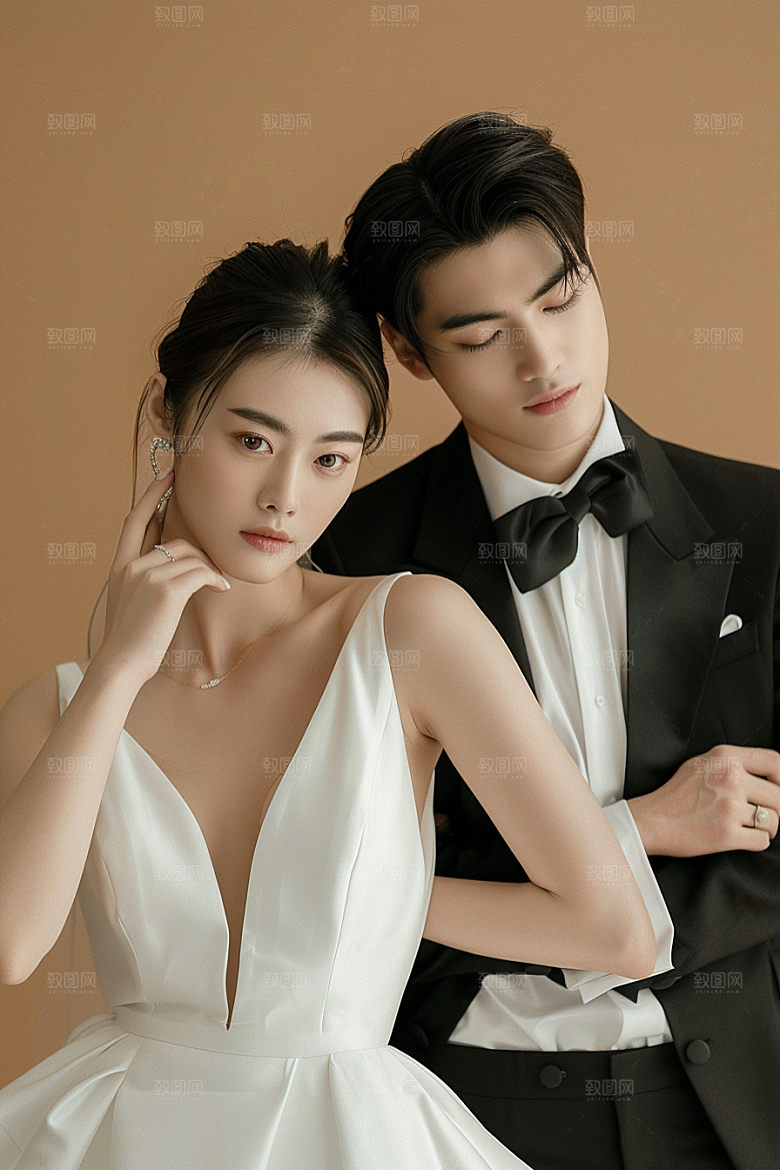 婚纱照幸福写真摄影图