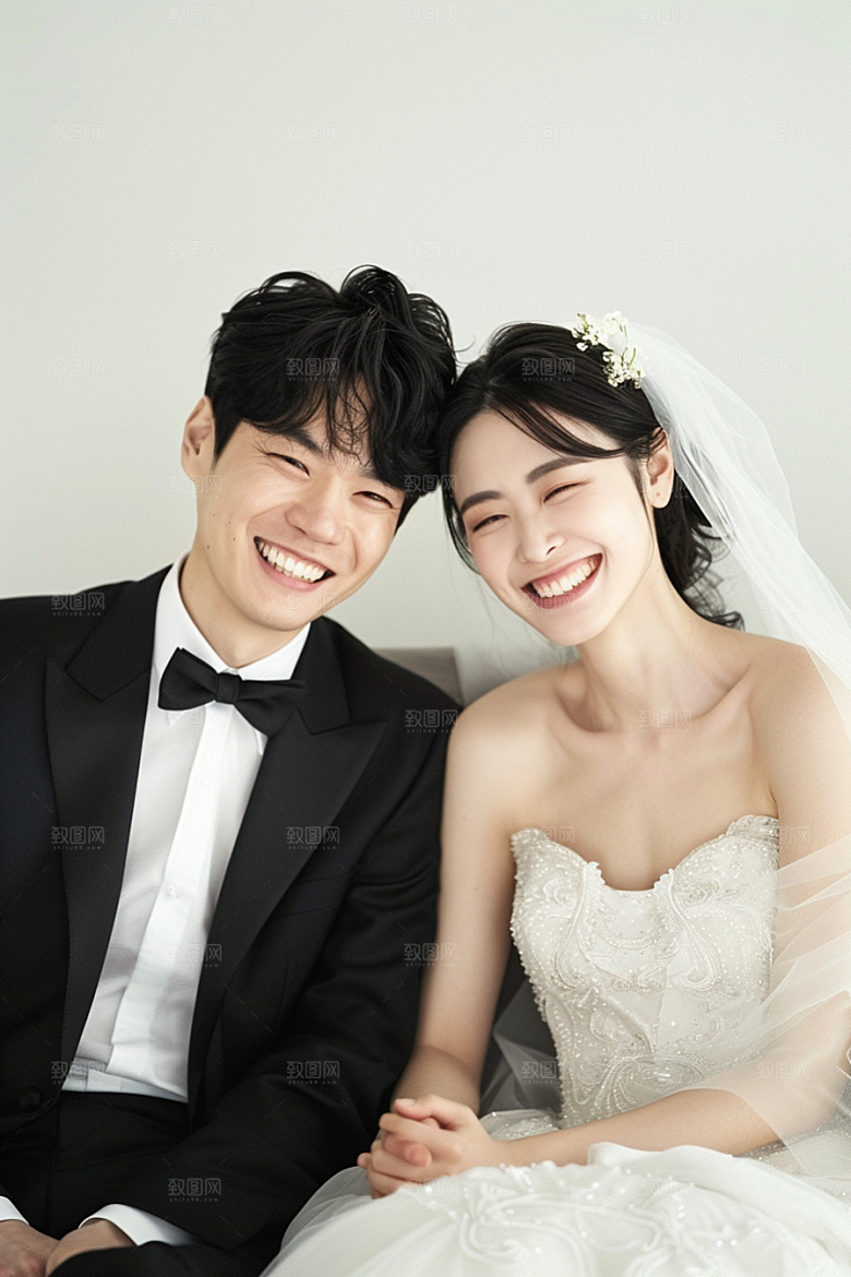 婚纱照浪漫写真摄影图