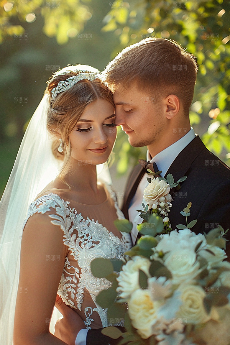 婚纱照情侣高清摄影图