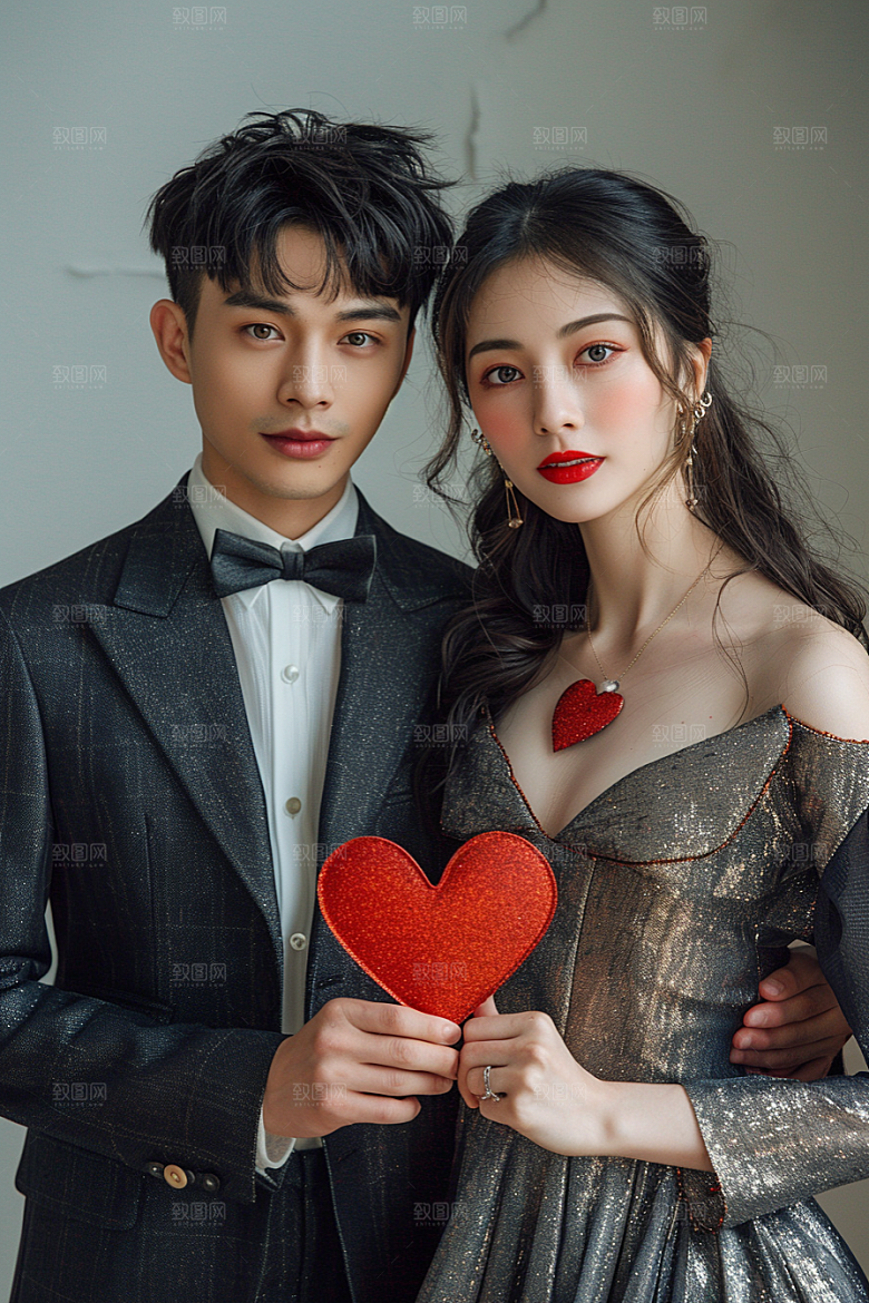 婚纱照高清氛围摄影图