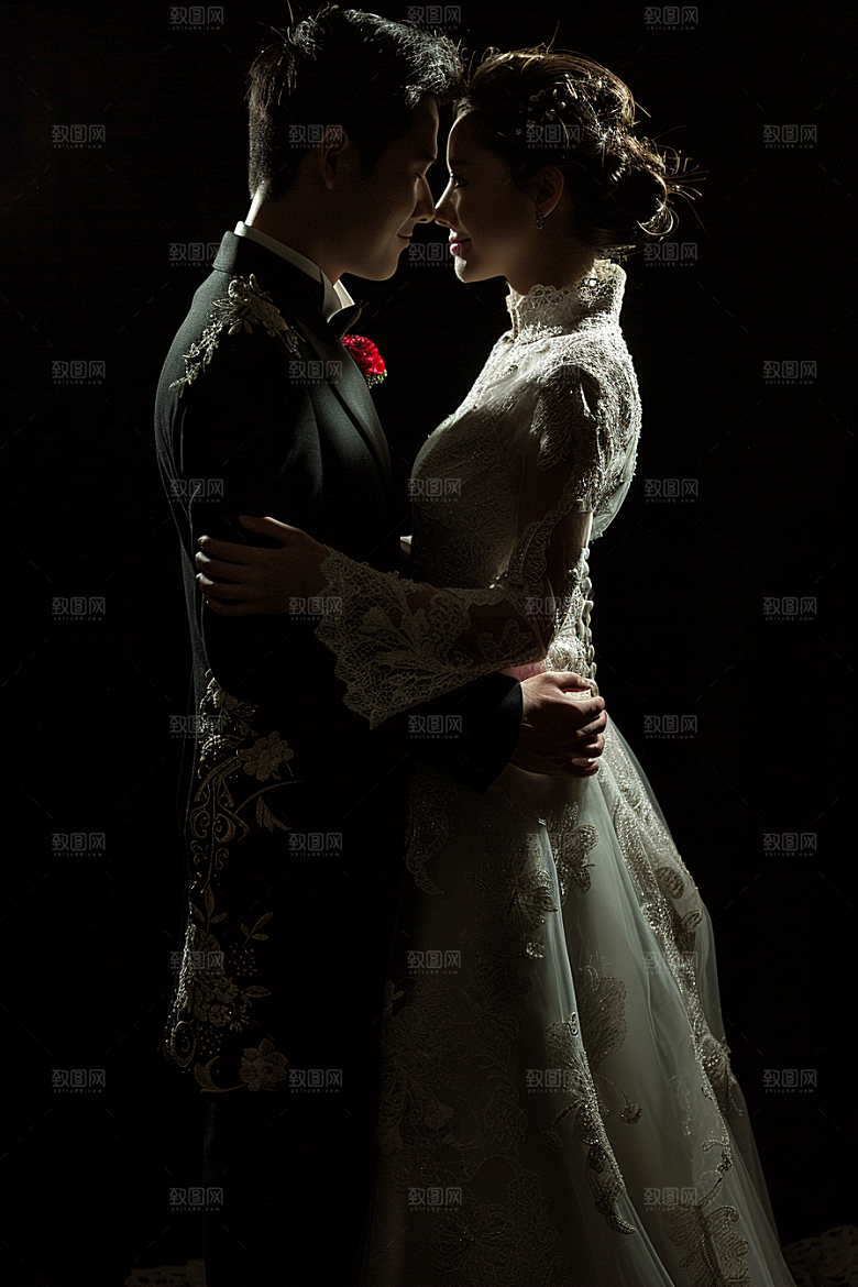 婚纱照写真幸福摄影图