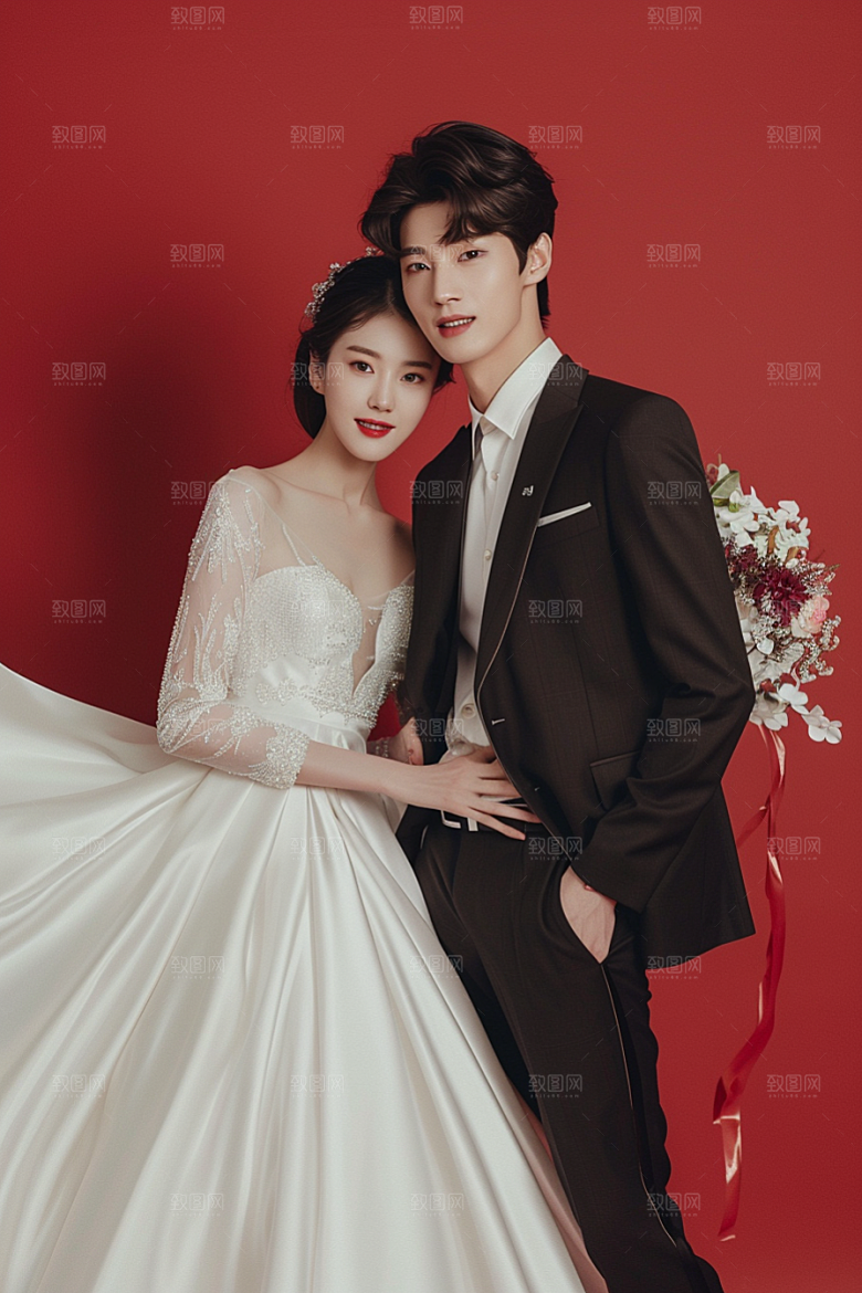 婚纱照写真浪漫摄影图