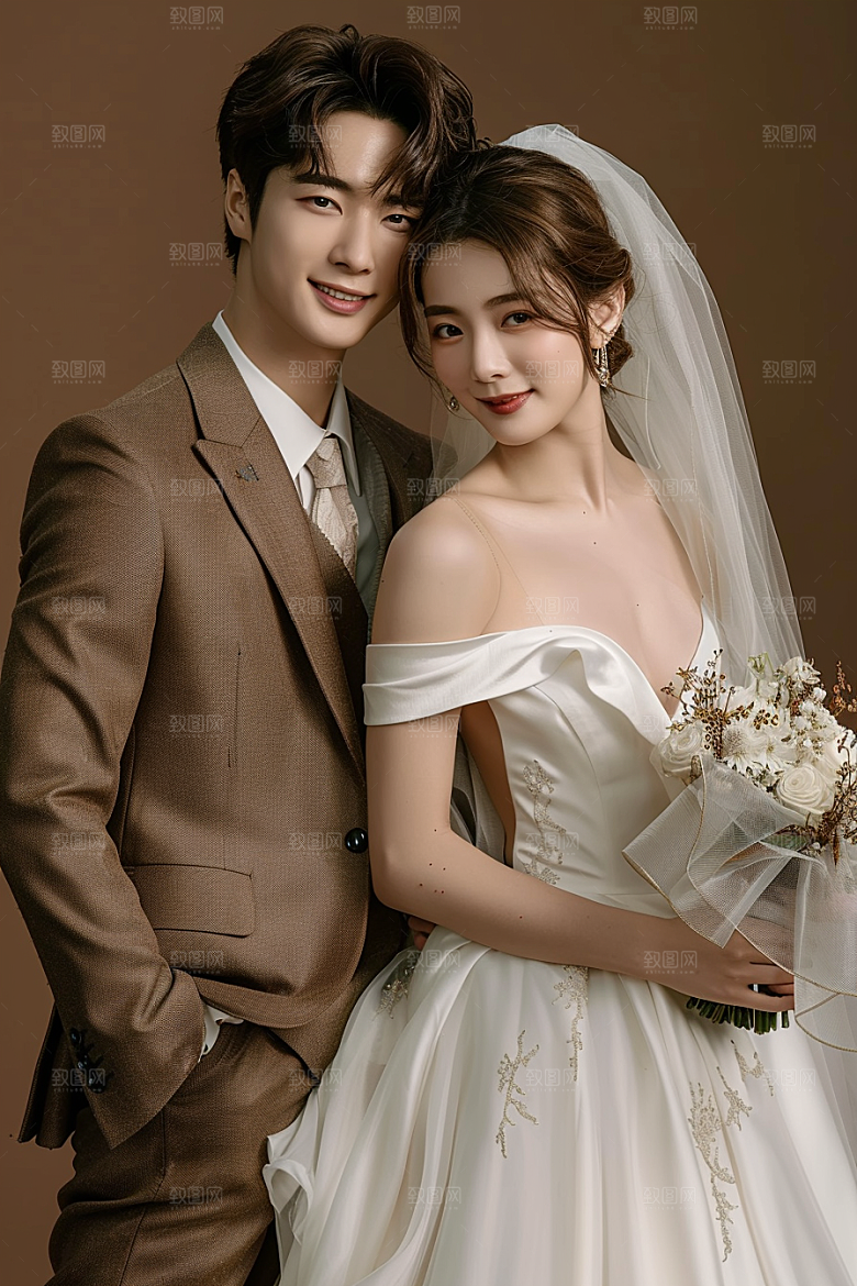 婚纱照高清新婚摄影图