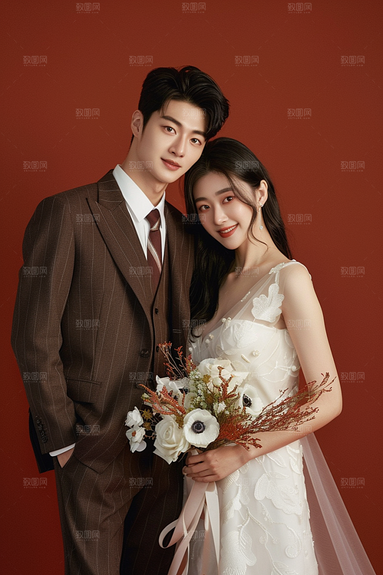婚纱照新婚高清摄影图