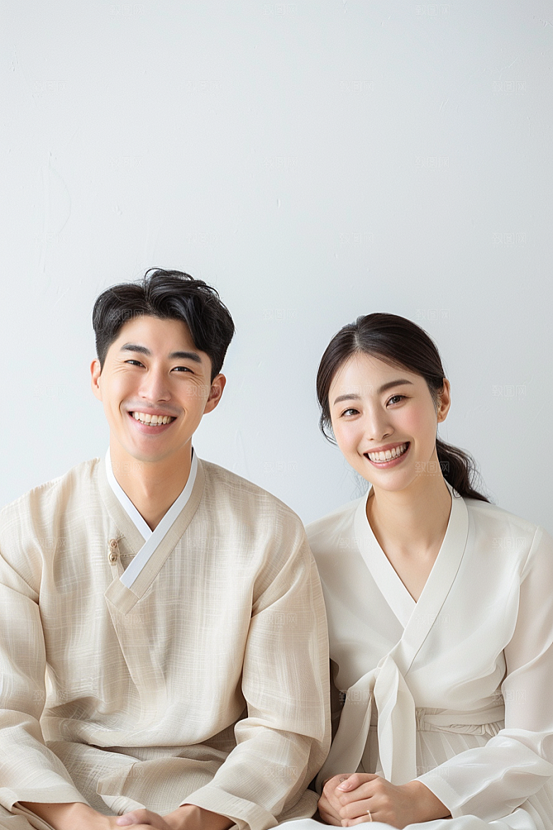婚纱照唯美情侣摄影图