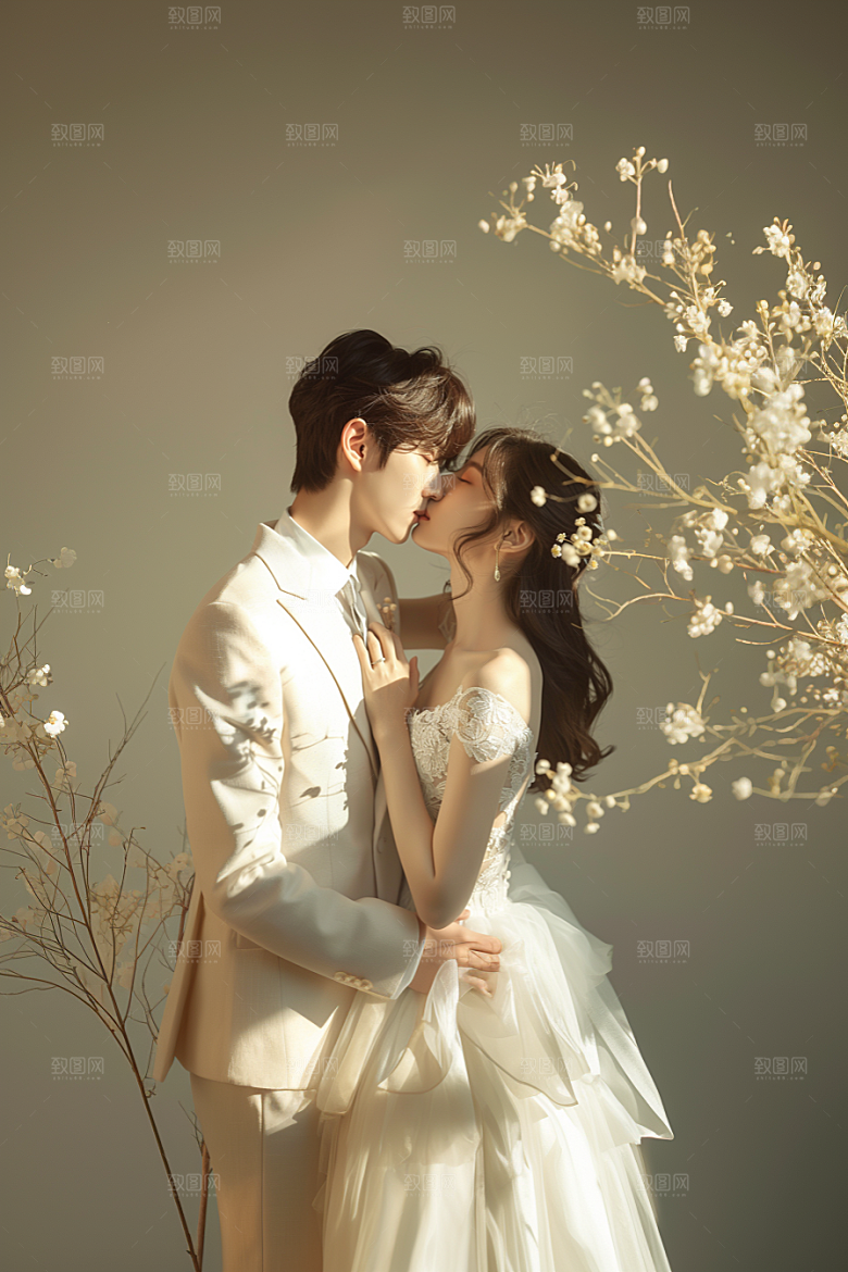 婚纱照高清浪漫摄影图
