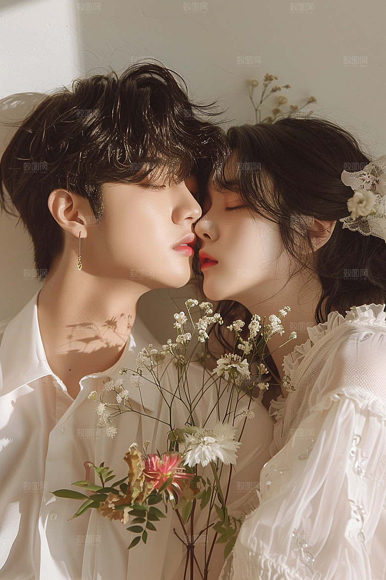 婚纱照写真幸福摄影图