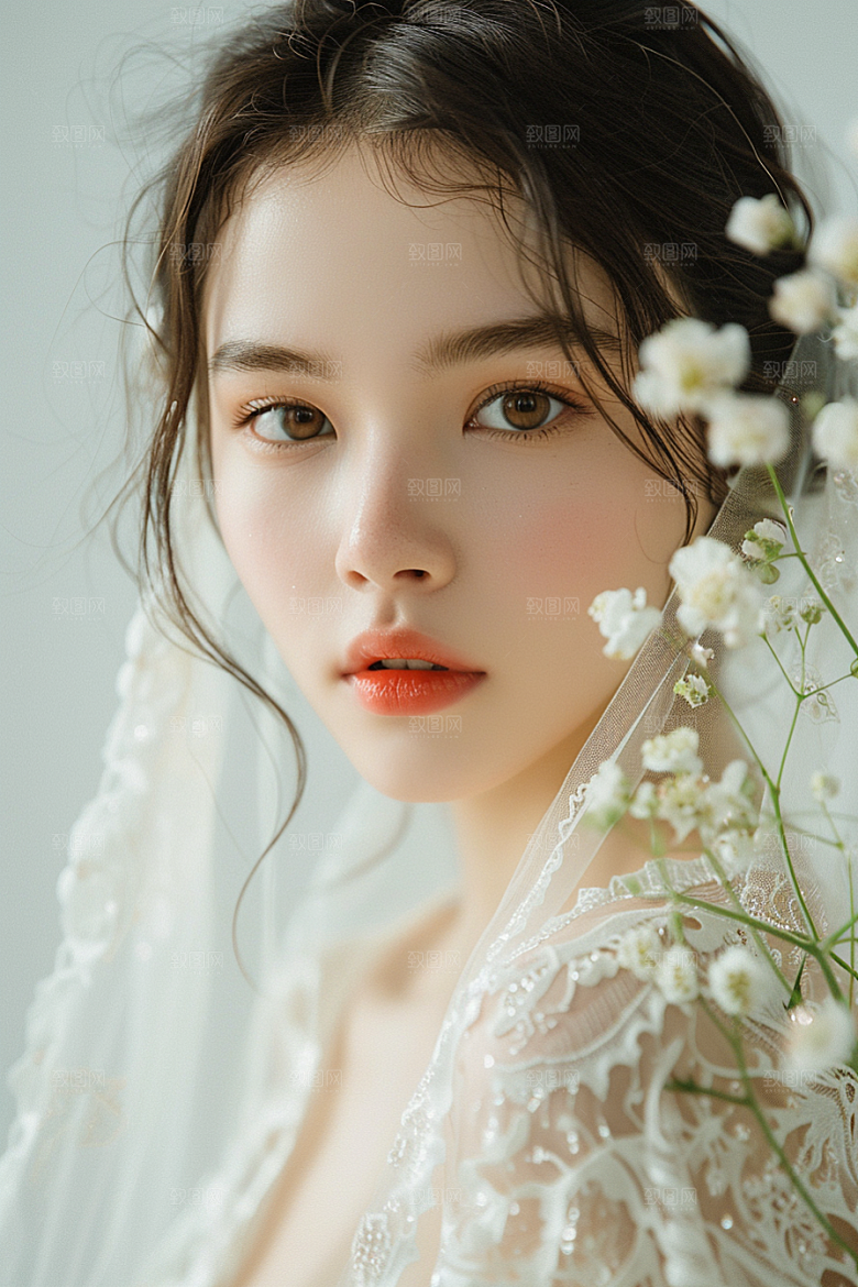 婚纱照高清氛围摄影图