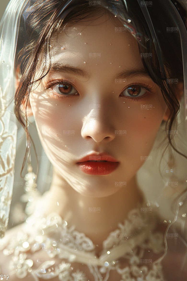 婚纱照氛围新婚摄影图