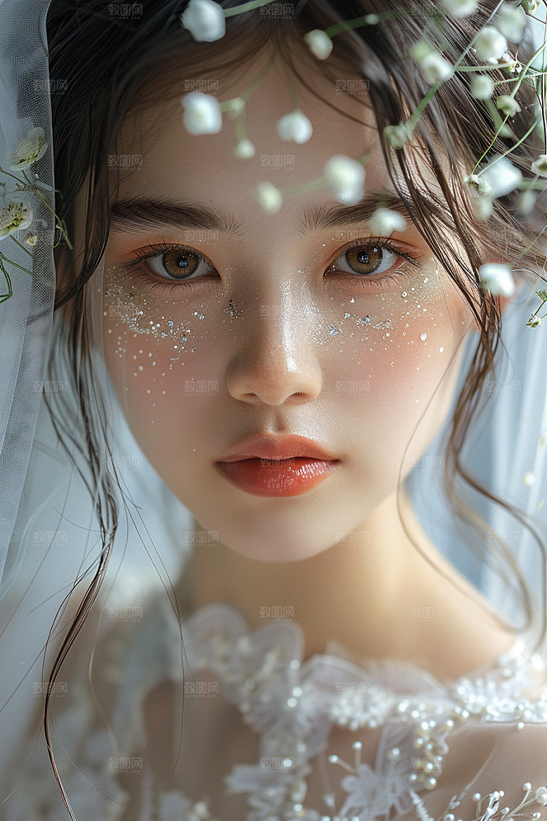 婚纱照新婚幸福摄影图