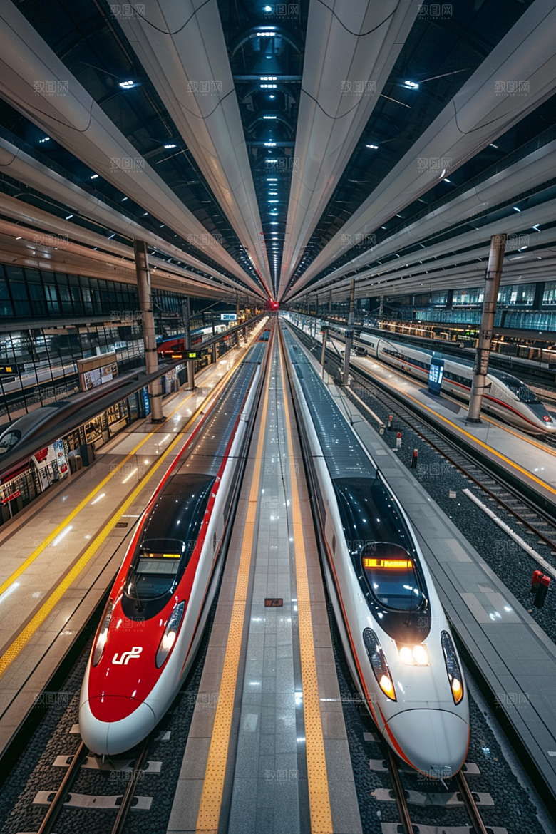 火车铁路列车素材