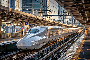 火车轨道交通旅游素材