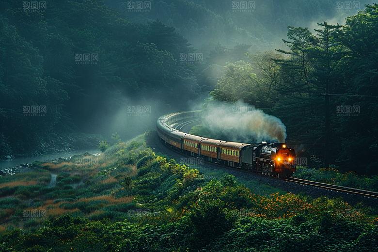 火车轨道交通高清素材