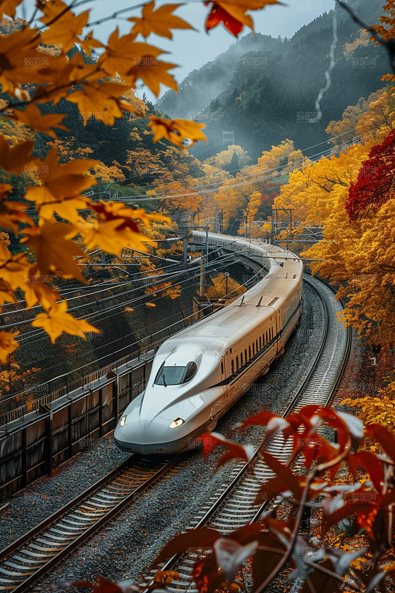 火车铁轨旅行素材