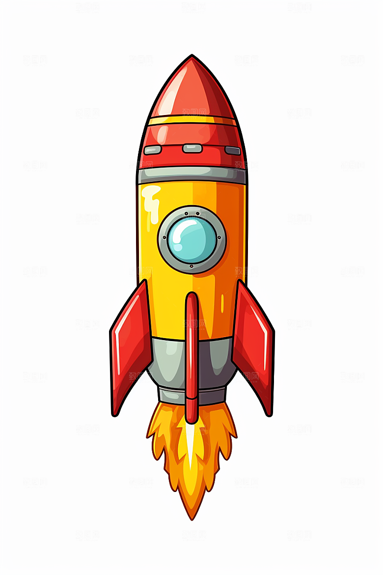火箭发射未来星空素材