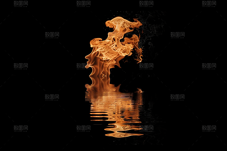 熊熊火焰烈火高清素材