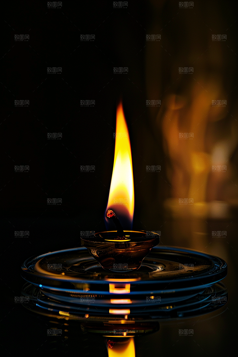 熊熊火焰特写火光素材