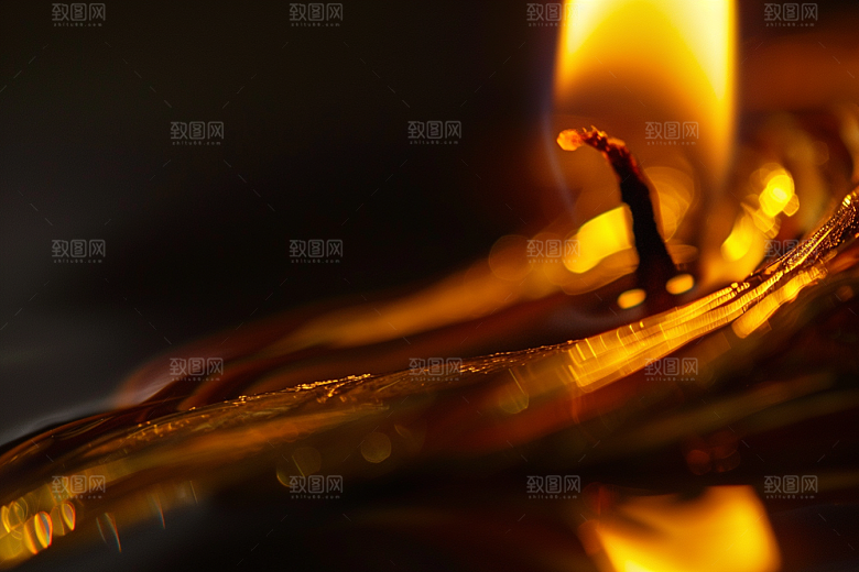 熊熊火焰特写火苗素材