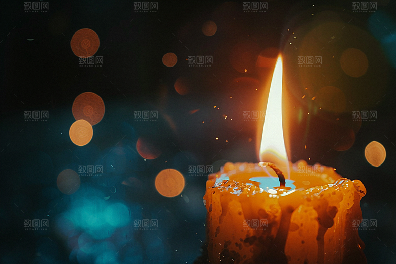 熊熊火焰烈火特写素材