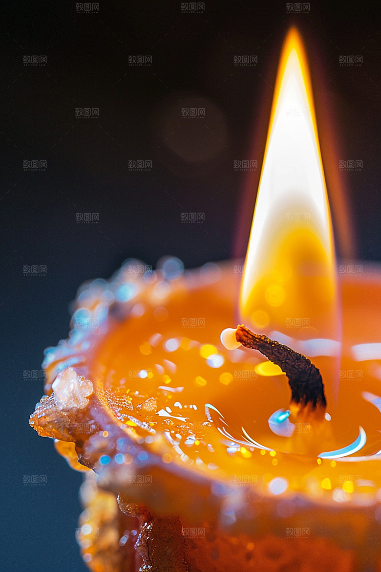 熊熊火焰高清特写素材