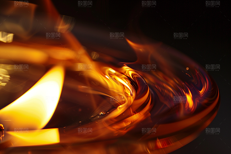 熊熊火焰特写火光素材