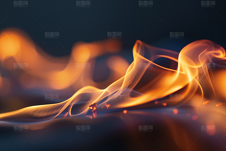 熊熊火焰特写烈火素材