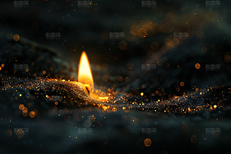 熊熊火焰燃烧高清素材