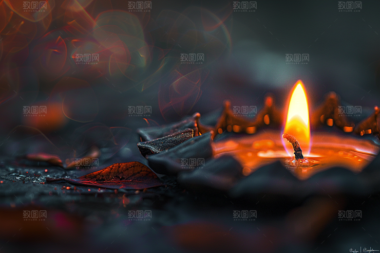 熊熊火焰特写烈火素材