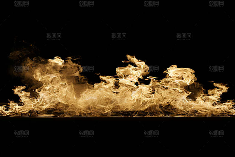 熊熊火焰火苗燃烧素材