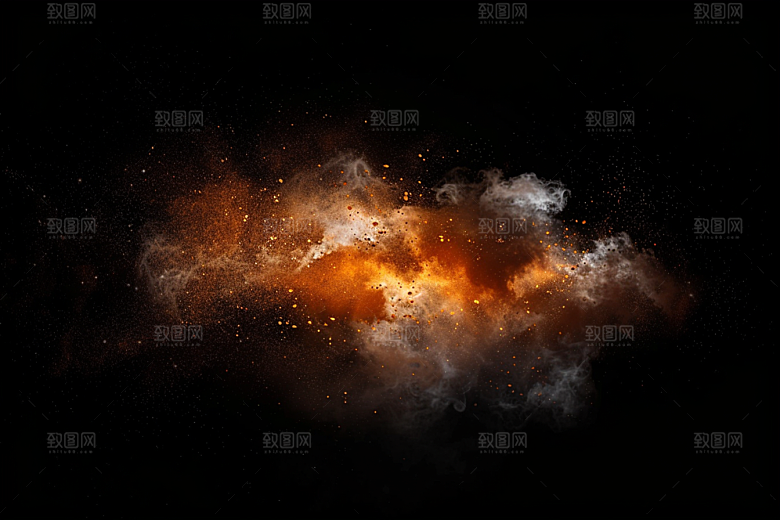 熊熊火焰烈火特写素材