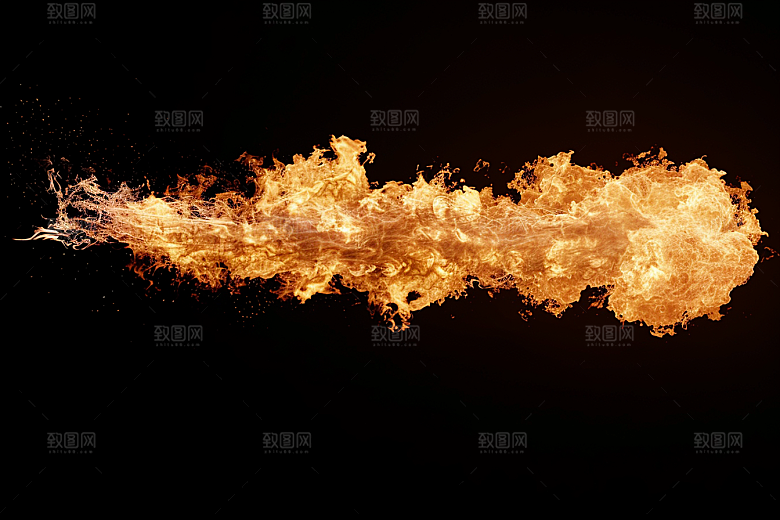 熊熊火焰火光高清素材