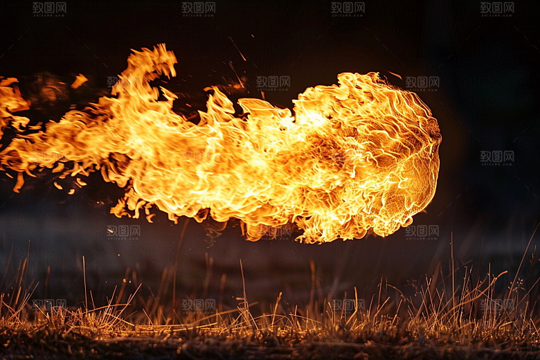 熊熊火焰烈火燃烧素材