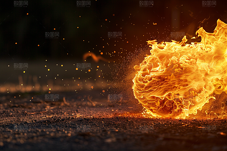 熊熊火焰烈火高清素材
