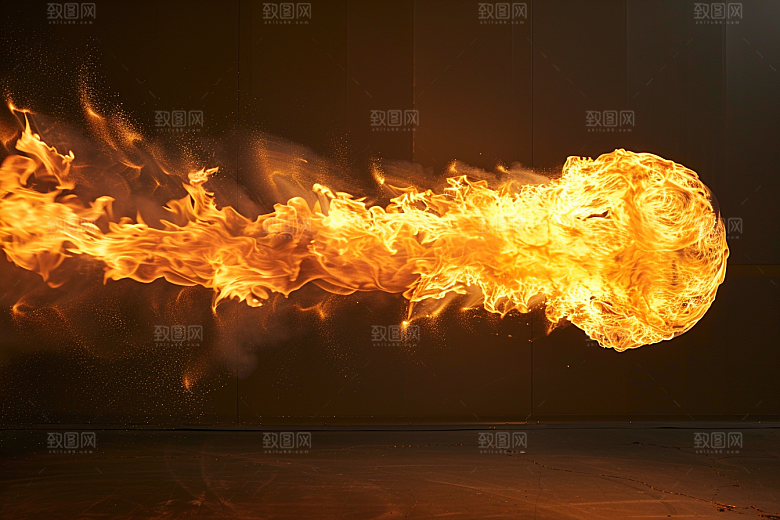 熊熊火焰火光特写素材