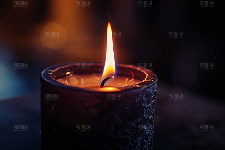 熊熊火焰燃烧红色素材