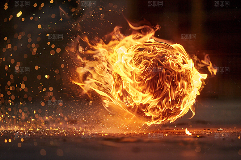 熊熊火焰火苗红色素材