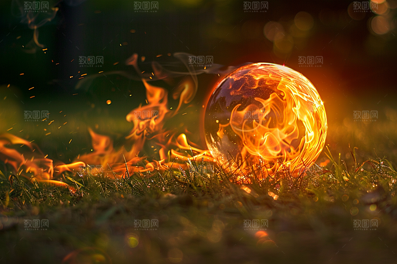 熊熊火焰火苗红色素材