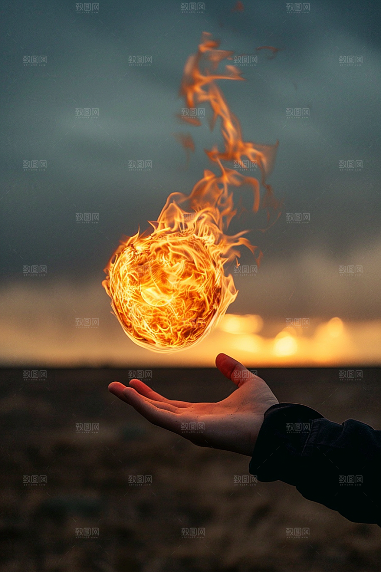 熊熊火焰火光高清素材