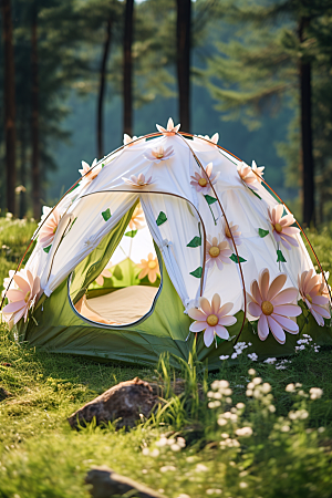 露营帐篷立体3D模型