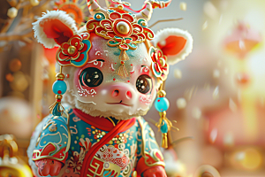 时尚潮玩玩偶IP模型