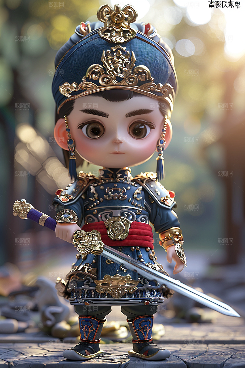 时尚潮玩玩偶卡通模型