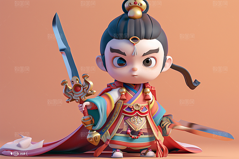 时尚潮玩玩偶盲盒模型